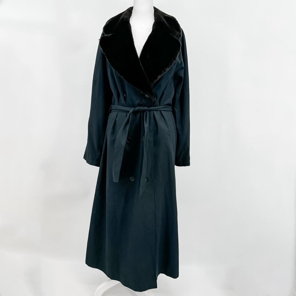 Burberry Coat Trench Wool Rain Vintage Black 6 Kensington Long Winter Plaid 6